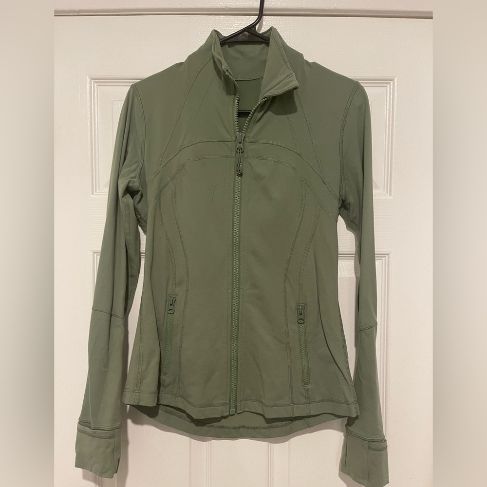Lululemon Define Jacket - Light Army Green - Size 8